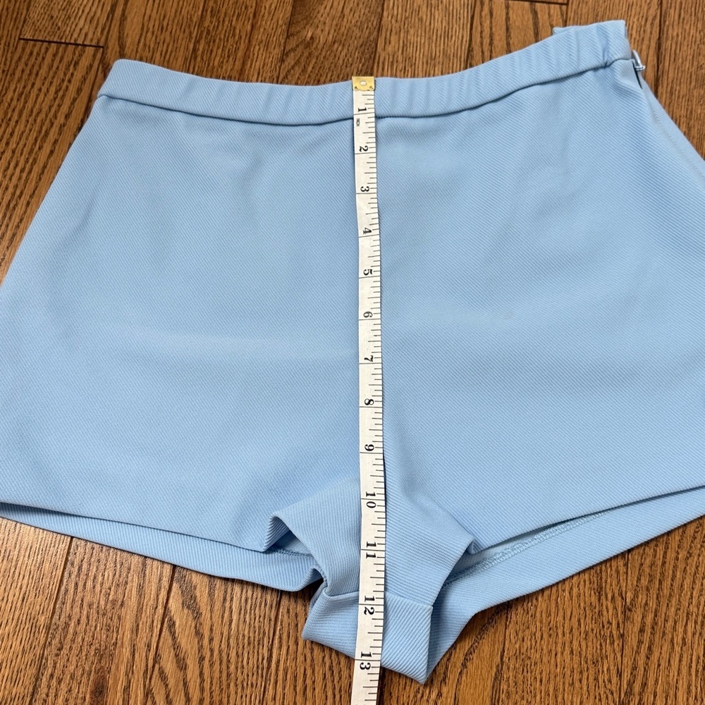 Sporty&Rich x Lacoste Light Blue Women's Athletic Shorts - Picture 8 of 10